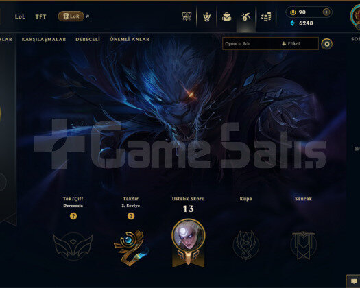 EUW | 9 SKİN | 30 LVL | UNRANKED