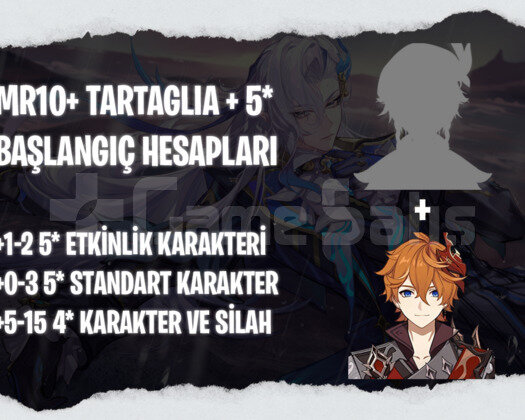 EU | MR10+ Tartaglia + 5* - Başlangıç Hesapları