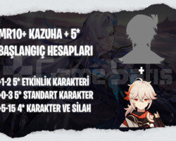 EU | MR10+ Kazuha + 5* - Başlangıç Hesapları