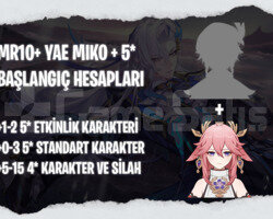 EU | MR10+ Yae Miko + 5* - Başlangıç Hesapları