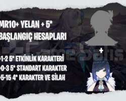 EU | MR10+ Yelan + 5* - Başlangıç Hesapları