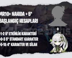 EU | MR10+ Nahida + 5* - Başlangıç Hesapları