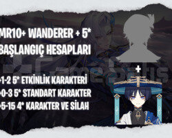 EU | MR10+ Wanderer + 5* - Başlangıç Hesapları