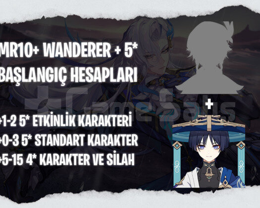 EU | MR10+ Wanderer + 5* - Başlangıç Hesapları