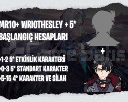 EU | MR10+ Wriothesley + 5* - Başlangıç Hesapları
