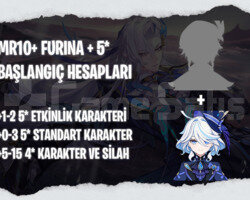 EU | MR10+ Furina + 5* - Başlangıç Hesapları