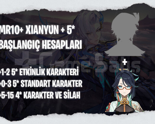 EU | MR10+ Xianyun + 5* - Başlangıç Hesapları