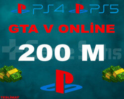 PS4/PS5 200M GTA V ONLİNE BOOST