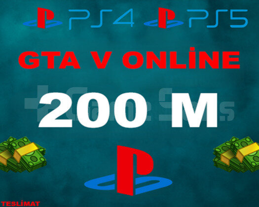 PS4/PS5 200M GTA V ONLİNE BOOST