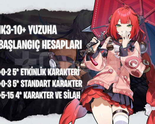 EU | IK3+ Yuzuha  - Başlangıç Hesapları