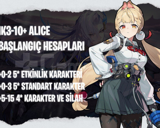 EU | IK3+ Alice - Başlangıç Hesapları
