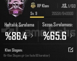 9 SV İSİM AKTİF KLAN SERİ TESLİMAT NOKTASI