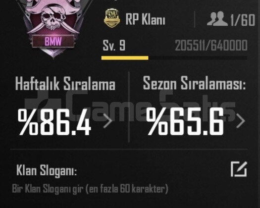 9 SV İSİM AKTİF KLAN SERİ TESLİMAT NOKTASI