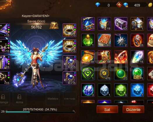 S6 -29 level Hesap Satılıktır