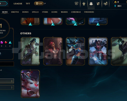 EUW Unranked | 11 Kostüm - 48 Hero | LoL Hesap