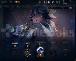 EUW Unranked | 11 Kostüm - 48 Hero | LoL Hesap