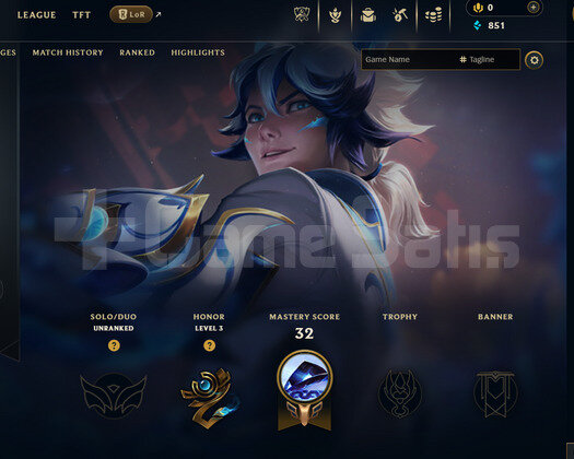 EUW Unranked | 11 Kostüm - 48 Hero | LoL Hesap