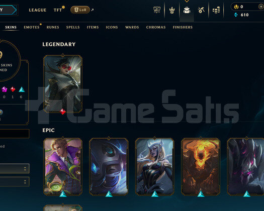 EUW Unranked | 9 Kostüm - 36 Hero | Dereceli Hazır