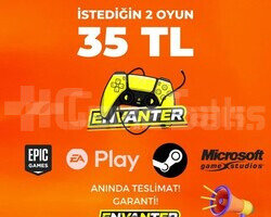 İstediğiniz 2 Oyun +Garanti