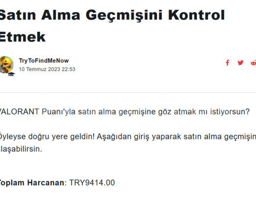 534 Seviye Valorant Hesabı