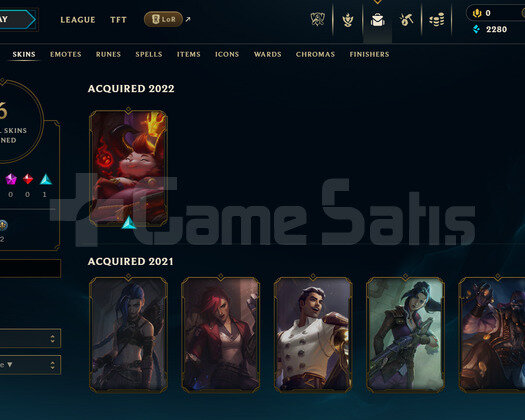 EUW Unranked | 6 Kostüm - 44 Hero | Dereceli Hazır