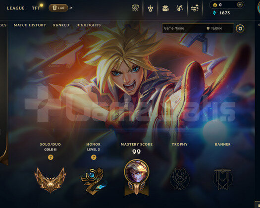 TR 65 WR Gold 2 | 2 Kostüm - 30 Hero | LoL Hesap