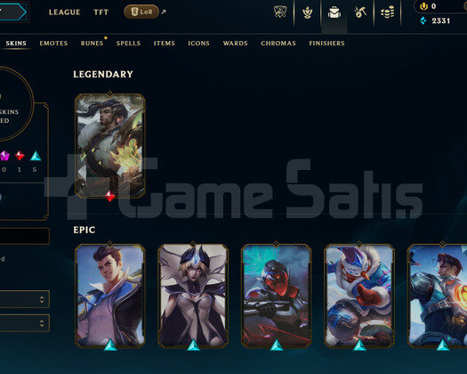 EUW Unranked | 6 Kostüm - 41 Hero | LoL Hesap