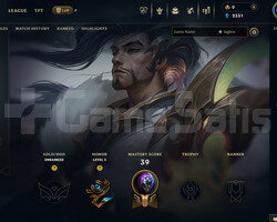 EUW Unranked | 6 Kostüm - 41 Hero | LoL Hesap