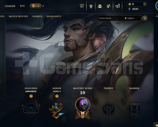 EUW Unranked | 6 Kostüm - 41 Hero | LoL Hesap