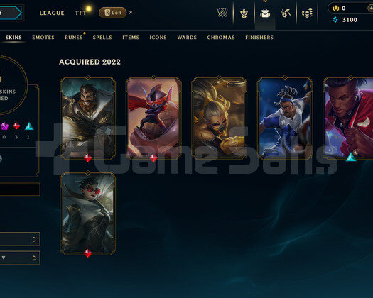 EUW Unranked | 3 Kostüm - 32 Hero | LoL Hesap