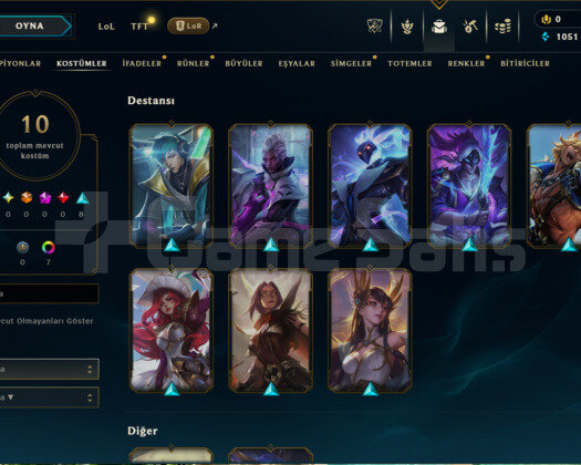 GEÇEN SEZON PLAT / DERECELİ HAZIR / UNRANKED