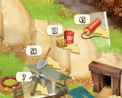 Karışık 100 adet tnt dinamit kürek