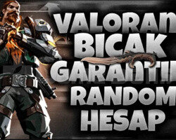 VİP BİÇAK GARANTİLİ RANDOM VALORANT HESAP