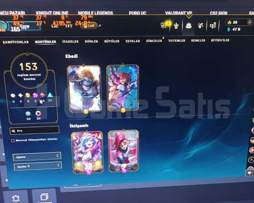 TR GOLD BÜTÜN ŞAMPİYONLAR AÇIK 150+ KÖSTÜM