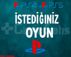 İSTEDİĞİNİZ OYUN PS4/PS5 +GARANTİ