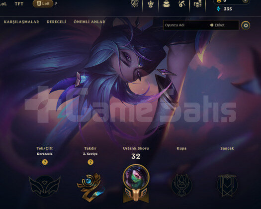 GEÇEN SEZON ZÜMRÜT / DERECELİ HAZIR / UNRANKED