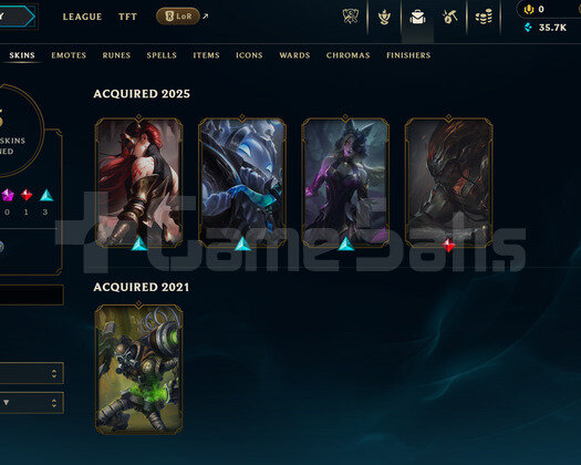 TR Elmas 4 | 5 Kostüm - 35K Mö | LoL Hesap