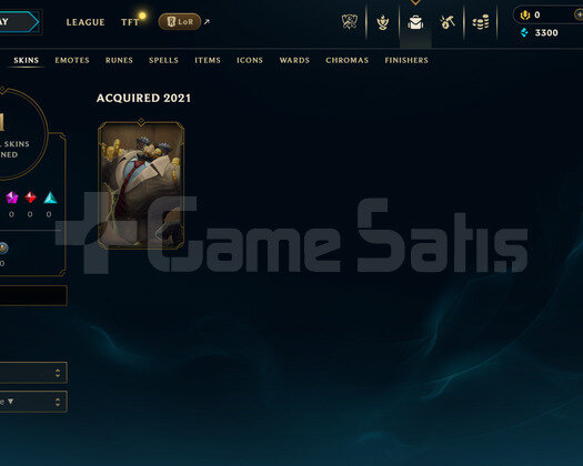 EUNE Unranked | 1 Kostüm - 23 Hero | LoL Hesap