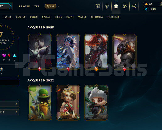 EUNE Unranked | 7 Kostüm - 38 Hero | LoL Hesap