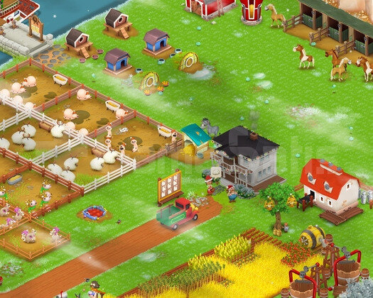 45 Level Hayday Hesap 1300 Ağıl