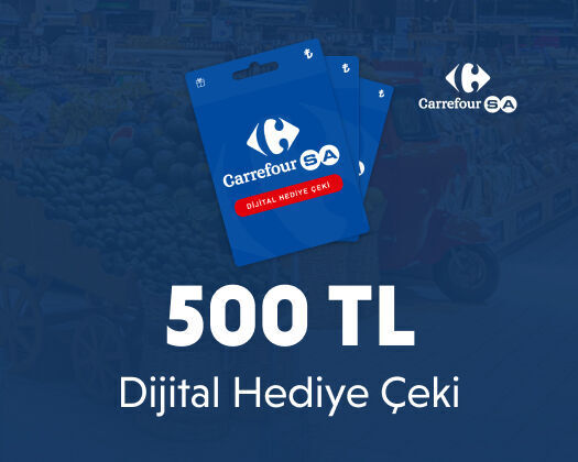 CarrefourSA 500 TL Dijital Hediye Çeki