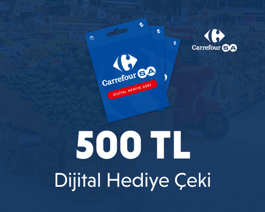 CarrefourSA 500 TL Dijital Hediye Çeki