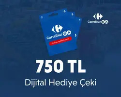CarrefourSA 750 TL Dijital Hediye Çeki