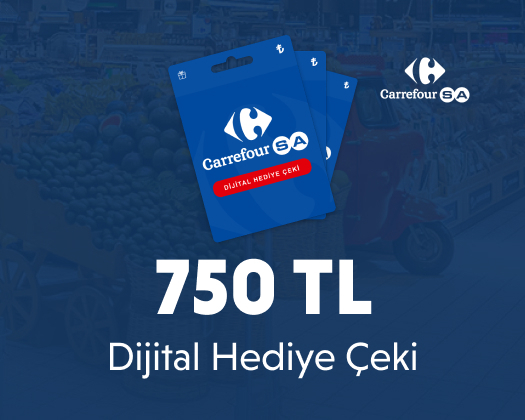 CarrefourSA 750 TL Dijital Hediye Çeki