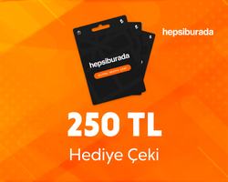 Hepsiburada 250 TL Hediye Çeki