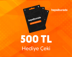 Hepsiburada 500 TL Hediye Çeki