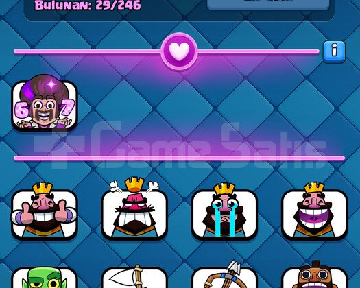 Clash Royale 8700 Kupa Emek Dolu Hesap