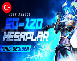 TR | 50-120 SKIN MAİL DEĞİŞEN PREMIUM HESAPLAR