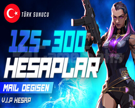 TR | 125-300 SKIN MAİL DEĞİŞEN PREMIUM HESAPLAR