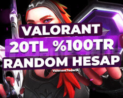 UVİP+ 20TL VALORANT TR RANDOM HESAP